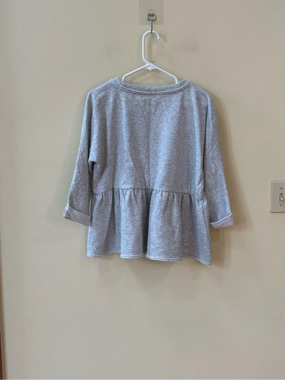 Anthropologie Saturday Sunday Colleen babydoll sweatshirt.